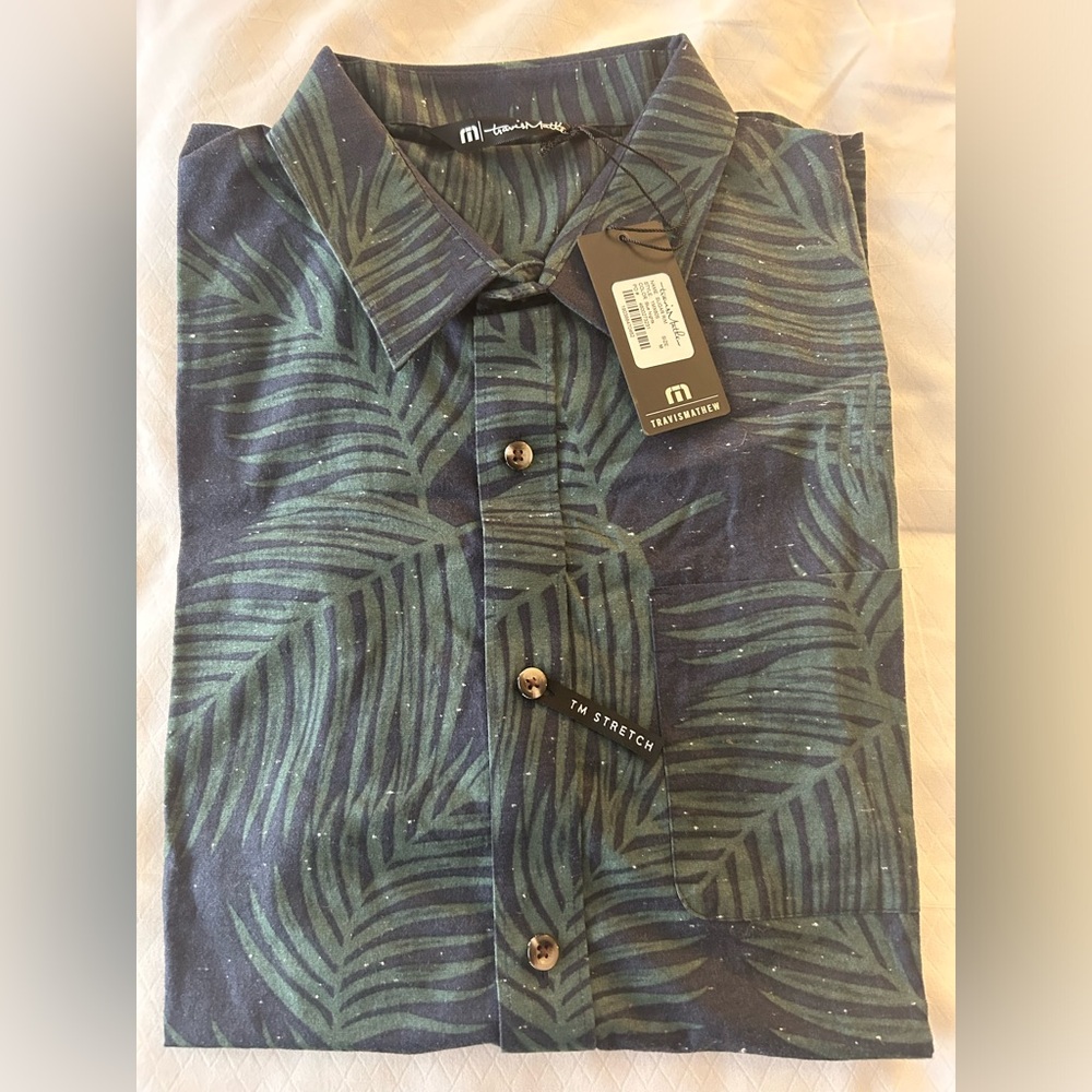 Travis Mathew Sugar Rim Frond Shirt, Short Sleeve